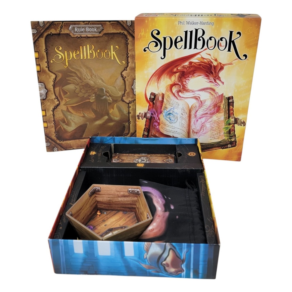 SpellBook Board Game Space Cowboys‎ Phil Walker-Harding Fantasy Magic Strategy
